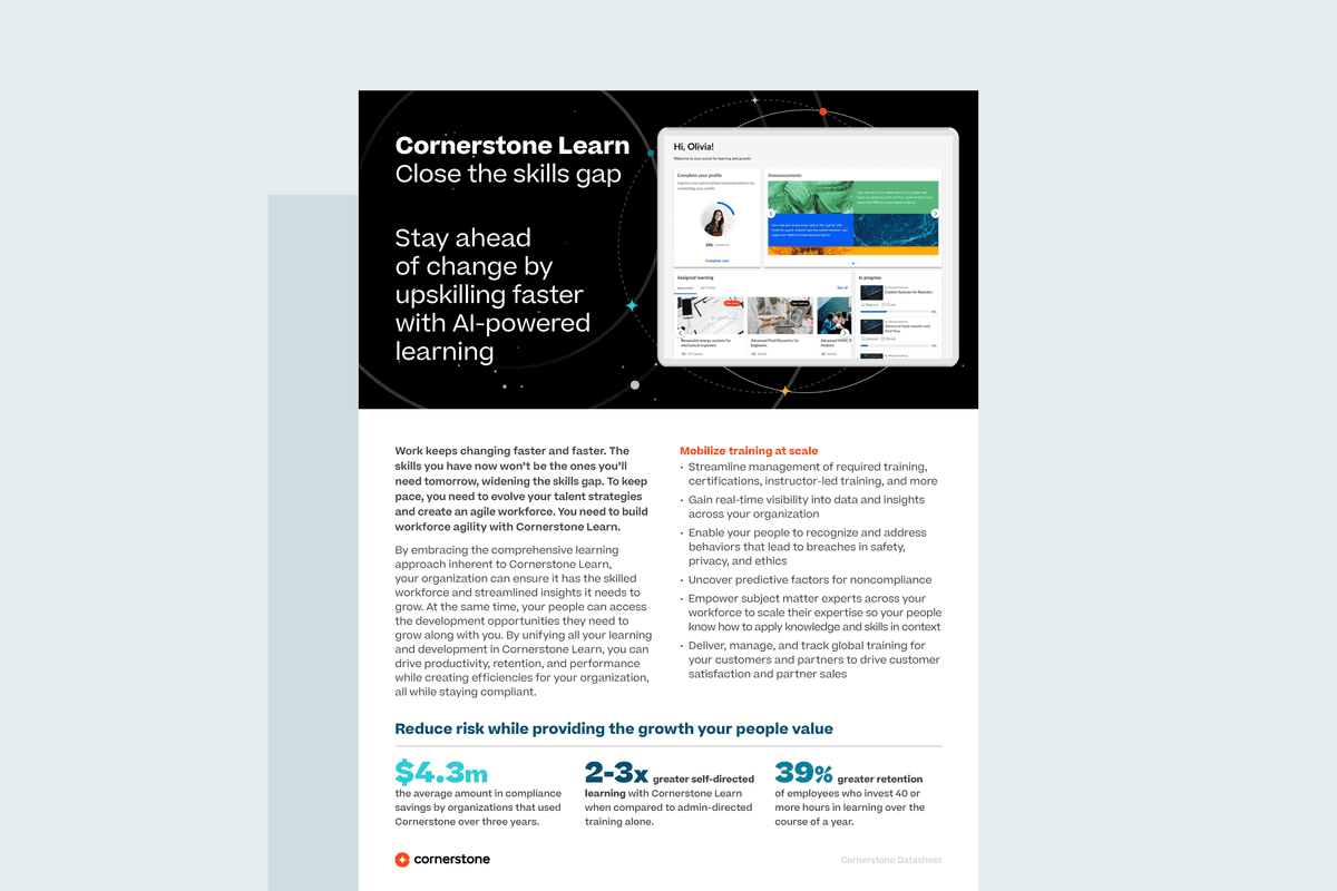 Cornerstone Learn